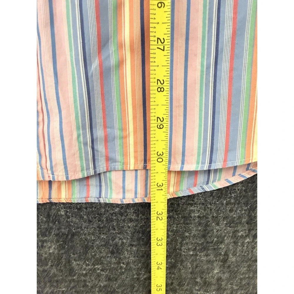 POLO RALPH LAUREN Westerton Button Front Casual Dress Shirt Striped Mens L